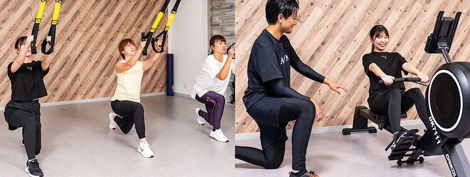 PRA GYMはミドル〜シニア世代の方が、無理なく続けられるトレーニングをご提供いたします